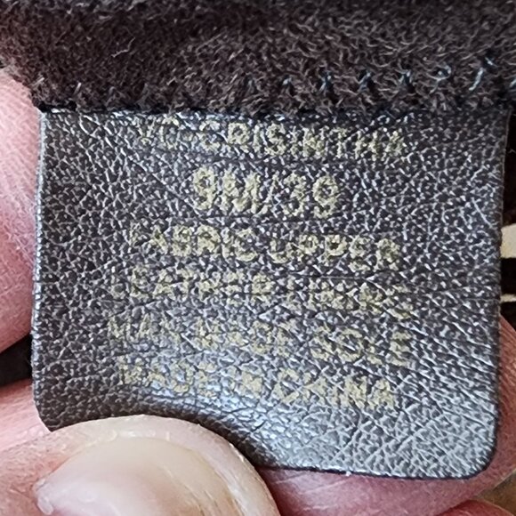 Vince Camuto Crisintha Brown Suede Over-The-Knee Rear Lace Boots Size 9M/39 - Picture 13 of 13